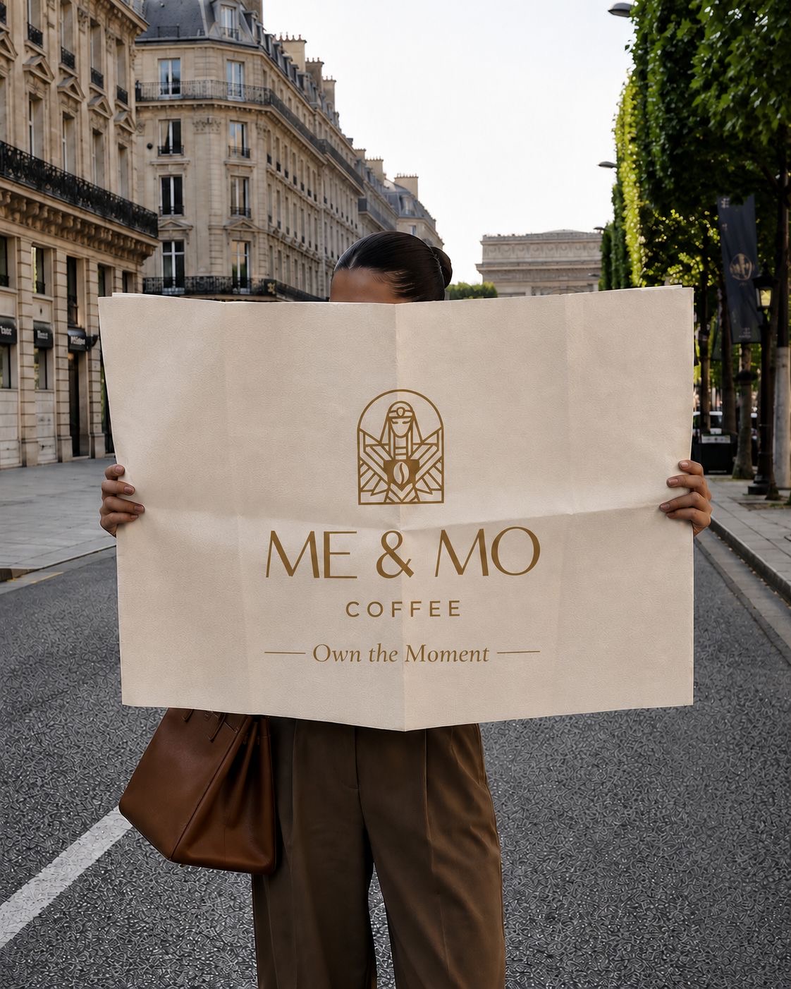 ME & MO Coffee – Own the Moment Plakat in Paris